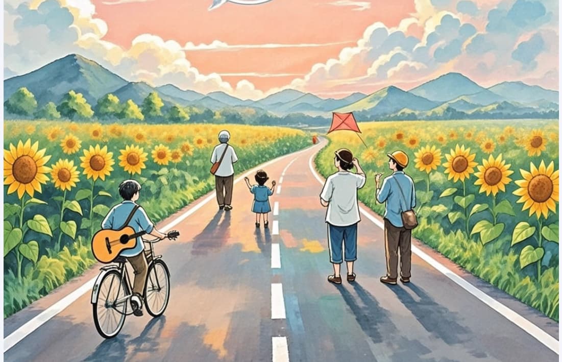 允许自己像向日葵那样，按自己的节奏转向太阳